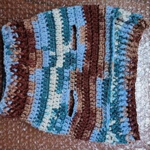 Dog and Cats HandMade Crochet Shirt, (Neck Diameter 16-23 Cm Chest Diameter 23-37 Cm Max Round) Winter Pet Dog Clothes Crochet a winter jacket For Pets-CODE MS100-B0DQQ9KGXM