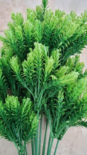 [1PCs -As Shown -18 Green Branches ] Artificial Flower DIY Wedding Colorful Flower Bouquet Plastic Plants Fake Flowers For Garden Porch Window Home Room Table Decor (TU11227)-B0DWT63ZYR