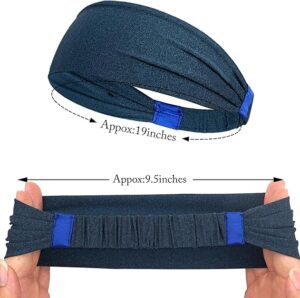 1PCs Sports Headbands For Men Woman Gym Yoga Sweat Hair Bands Soft Elastic Hairbands Stretch Outdoor Sport Sweatbands One Size-B0DVPGJWZ4
