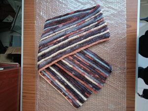 HandMade Crochet Round Wool Keffiyeh 160Cm X 25Cm كوفيه رجالي ملونه AM20-B0DRSX66ZB