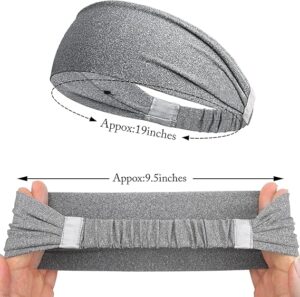 1PCs Sports Headbands For Men Woman Gym Yoga Sweat Hair Bands Soft Elastic Hairbands Stretch Outdoor Sport Sweatbands One Size-B0DVPGJWZ4