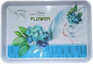 Big Melamine serving tray For Brakfast and - 55 X 38 X 3.1 CM (shape 3)-B0DYG3GP2Q