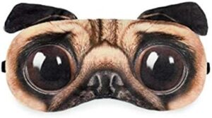 Animated Cartoon 3D Starling dog eyes Sleep Mask Ice patch Light Shading Cover eyemask for Women Girls Kids-B091D31PPT