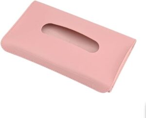 1Pcs Leather Sun Visor Napkin Box Holder Hanging Car Mask Holder Shading Tissue Case Organizer Auto Storage Decoration Craft-B0B4WMPG6X