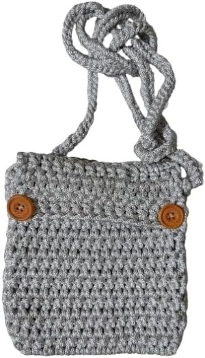 18X16 cm Mobile Handmade Crochet Crossbody Bag شنطة كروس كروشيه صناعة يدوية للتليفون 16/18 سم-B0CWWLMYQ1