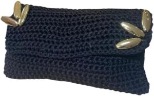 Handmade Crochet Portfied Bag - شنط بورتوفيه سيدات من الكورشيه صناعه يدوية (CO013)-B0D7X1QW3T