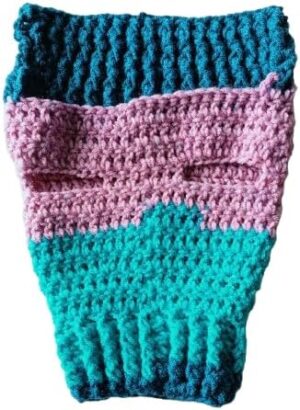 Dog and Cats HandMade Crochet Shirt Winter Pet Dog Clothes Crochet a winter jacket for Small pets as shown Select Size Carefully (SN19127-Neck11~16Cm-Chest21~30Cm)-B0DTTNDLQP