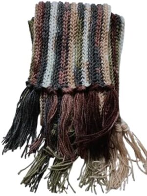 Pattern Winter Crochet Scarf/Shawl/Wrap/Keffiyeh/Headscarf/Blanket For Men & Women - One Size 132x150cm As Shown SR8229-B0DWKQHD9Z