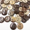 Colorful 30 pcs 17mm Wooden Sewing Buttons Wood Buttons Apparel Supplies Accessories 2-Holes Vivid (Color: 17 mm)-B0DYFCSKB8