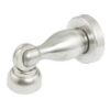 1Pcs sourcing map Door Stoppers Screw-in Stops Chrome Plated 79mm Length Silver colors-B0DYL18GF4