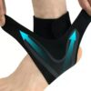 1 Pcs Ankle Brace Adjustable Compression Ankle Support Elastic Ankle Guard Pain Relief Strap Basketball Ankle Brace Support (X-Large, Left)-B0DKNZJ4F8