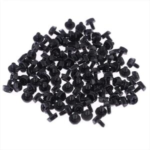 100Pcs M6 Screw M3X5 5mm PC Case Hard Drive Precision PSU 6/32" Hex Screws For Computer Floppy DVD ROM Motherboard 6mm-B0D3CLSSWM