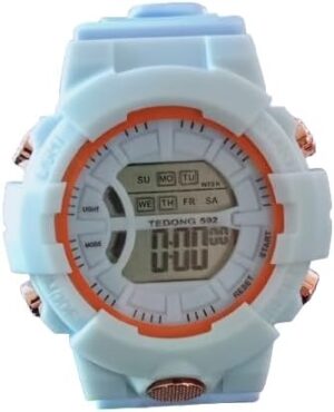 [1Pcs] Colored Led Display Digital Kids Watches Sport Boys Girls Luminous Children’s Electronic Wristwatch Students Clock Watches, Alarm, Stopwatch, Date, Silicon-B0DVWC85S4