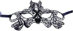 Lace Mask Women Eye Face Mask Masquerade Party Ball Prom Halloween Costume Half Face Bar Nightclub Queen Blindfolds (Code 21)-B0DPVQ75DQ