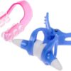 Nose Up Lifting Shaping Shaper Orthotics Clip Beauty Nose Slimming Massager Straightening Clips Tool Nose Up Clip Corrector (Purple & Pink 2Pcs)-B0DYB514RY