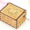 MySouq-Store Wooden Music Box - Hand-Cranked Melody Husband to Wife Music Box Wood Laser Engraved Vintage Unique for Wife Love from Husband on Valentine's Day/Wedding Day/Anniversary-B0DY6623XZ