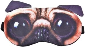 1Pcs Natural Sleeping Soft Blindfold Eyepatch Women Men Sleep Eyeshade Eye Cover Cute Cat Dog Sleep Mask Eyeshade Cover Eye Mask (960)-B0DPNL3FM6