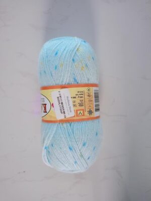 1Pcs - as shown - Crochet and Knitting Yarn Multi Color - Crochet and Knitting Yard 100g-360mt hom 3.6 - color No-B0DJKYJCGH