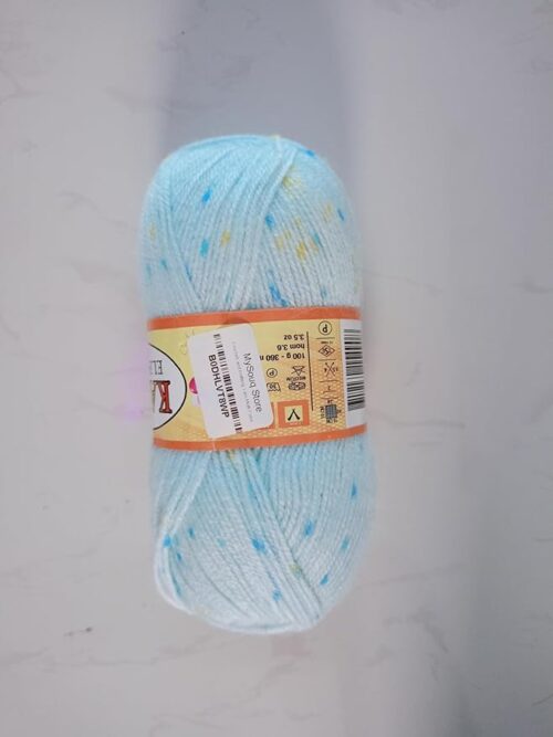 MySouq.Store 1Pcs - as shown - Crochet and Knitting Yarn Multi Color - Crochet and Knitting Yard 100g-360mt hom 3.6 - color No-B0DJKYJCGH