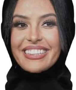 3D Printed Kanye Mask Drake Elastic Mesh Full Face Mask for Unisex Cosplay Headwear Party Simulation Balaclava Hat Headgear (00Q)-B0DQK26X73