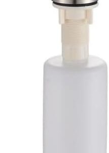 1Pcs Sink Soap Dispenser, Kitchen Soap Dispenser, Built in Desk Mount Liquid Lotion Kitchen Countertop Soap Dispenser, Large Capacity Bottle,Chrome-B0CCLH24NM