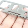 11 in 1 Stainless Steel Credit Card Pocket versatile Tool -silver-B0DZX1QYWK
