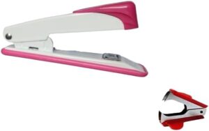 [1Pcs] Mini Stapler school supplies office stationery paper Clip Binding Binder XL-207 11.5 CM Random Color + Free Staple Remover-B0DZGG7KSY