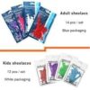 14pcs/Lot Shoes Accessories Elastic Silicone Shoelaces Elastic Shoelace Creative Lazy Silicone Laces No Tie Rubber Lace (Purple)-B0DRX17Q1K