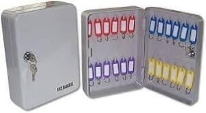 Heavy-Duty Metal Key Box for Safe and Holds Up to 93 Keys (Wall Mountable) for Home and office And Factory -Without Keychin-B0DRMHT6K2