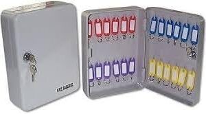 Heavy-Duty Metal Key Box for Safe and Holds Up to 93 Keys (Wall Mountable) for Home and office And Factory -Without Keychin-B0DRMHT6K2