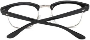 Half Frame Myopia Glasses Computer Goggles Finished Business Nearsighted Eyeglasses Diopter - مناسبة لقصر النظر حسب المقاسات المحددة-B0D9DGFJVT