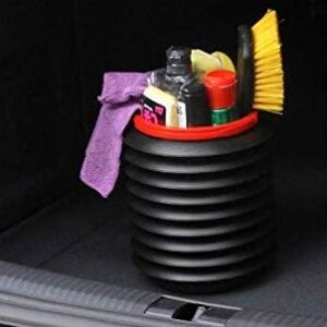 31GwLQExOdL._AC_ Nicoman Camping Fishing Folding Basket Collapsible Washing Bucket Car Bin Organiser 4 Litre, Pack of 2-B07WYSS6VR