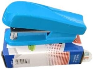 [1Pcs] Mini Stapler school supplies office stationery paper Clip Binding Binder N-207 10 CM Random Color + Free Staple Remover-B0DZFP66H2