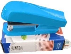 [1Pcs] Mini Stapler school supplies office stationery paper Clip Binding Binder N-207 10 CM Random Color + Free Staple Remover-B0DZFP66H2