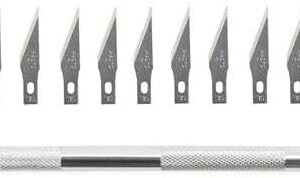 6 Carving Blades Wood Scalpel Hand Crafting Sculpture Engraving Knife DIY Tool-B07MWY2MKB