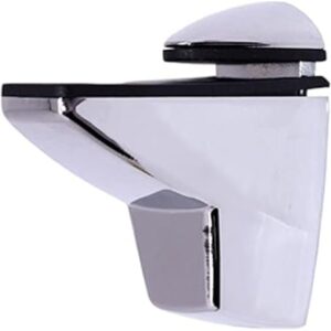 Glass Shelf Bracket, Duckbill Clip Shelf Bracket, 2PCS Adjustable Wood/GlassShelf Bracket for 5-25mm Thickness Shelf Glass Shelf-B0DZFT8C3G