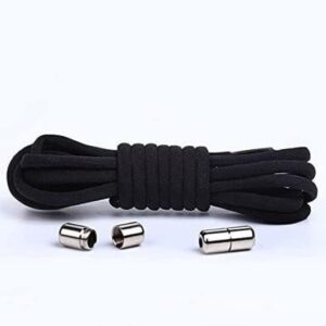 31fOrI+Xq3L._AC_ 2 Pairs No Tie Elastic Shoelaces, Adjustable Elastic Running Shoe Laces Tieless Laces with Metal Buckles for Kids, Adults-B0B7CMJF7D