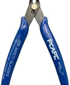 1Pc Wire Cutter DIY Trimmer Diagonal Side Cutting Cable Nippers Red Blue Pliers Hand Mini Snips Flush Nipper Trimmer Hand Tools (Blue*Black)-B0DP1L1X98