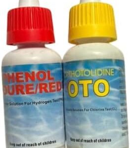 Version 1.0.0 2pcs set Swimming Pool Test Kit pH and Free Chlorine Water Quality Tester Refill Pack, 1 set =2 Dropper without label,-B0D463D7KY