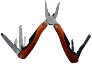 Stainless Steel Multifunction Foldable Micro Tool Kit with Pliers, Precision Screwdriver, File, Blade, Scissor, Wire Cutter, Random Color May Apply-B0CRPQ7XSX