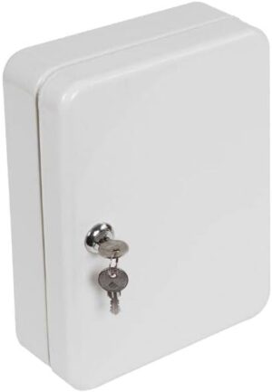 كبينة حفظ مفاتيح - عدد 93 ميداليا مفتاح للمصانع والورش والمنازل + خزنة مفاتيح من المعدن للعمر طويل معالجة ضد الصدأ والصدمات - Metal Key Box for Safe and 93 Keys-B0BZRQNGZF