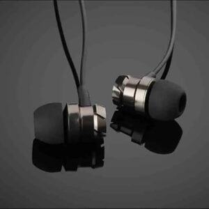 [ 1 Pcs - White XSilver ] Metal Wired Super Bass Earbud 3.5mm Built-in Microphone Hand Free Noise Reduction Gaming Universal Headset Sport Earphone-B0DZJ23HSS