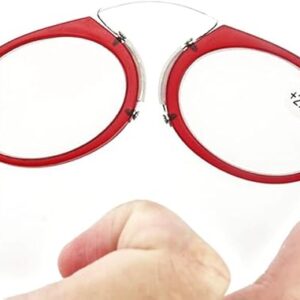 410+2Xtdo5L._AC_SX522_ Fashion Legless Clip Nose Portable Reading Glasses Unisex Ultra Thin Magnification Eyewear Unbreakable-B0DS1JL2VK