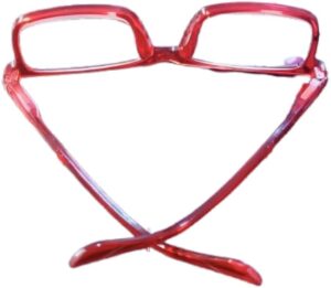 Plastic Colored Reading Glasses for Men and Women (RED, +3.5) MayBe changed to glasses frames for Use-B0F1L3DX92