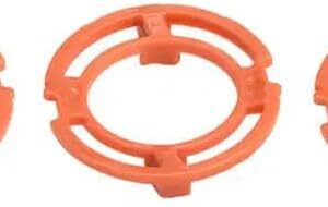 [ 1 Set ] 3PCS Orange Blade Retaining Rings For Norelco Series 7000 9000 RQ12 Models Personal Care Appliance Part-B0CWC7KT2Y