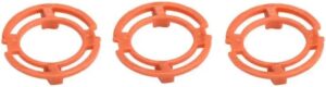 [ 1 Set ] 3PCS Orange Blade Retaining Rings For Norelco Series 7000 9000 RQ12 Models Personal Care Appliance Part-B0CWC7KT2Y
