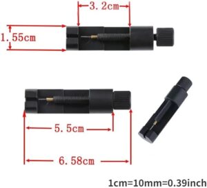 1Pc - Watchband Tools Watches Strap Repair Detaching Device Kits Disassembly Watch Band Opener Adjust Tool Remover Link Accessories Hard Plastic Design, Random Color May Apply-B0F11QL49C