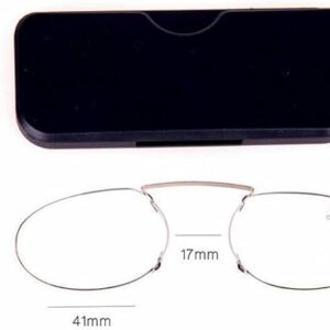 41CV4Oahm5L._AC_SX522_ Fashion Legless Clip Nose Portable Reading Glasses Unisex Ultra Thin Magnification Eyewear Unbreakable-B0DS1JL2VK