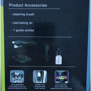 Sk-392 Professional Hair Trimmer - Black 3in1-B0F1JCCBCZ