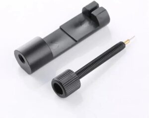 1Pc - Watchband Tools Watches Strap Repair Detaching Device Kits Disassembly Watch Band Opener Adjust Tool Remover Link Accessories Hard Plastic Design, Random Color May Apply-B0F11QL49C
